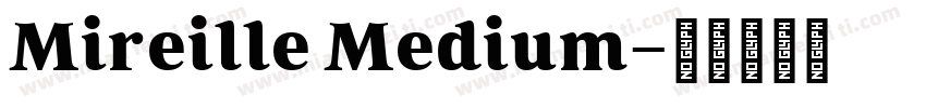 Mireille Medium字体转换